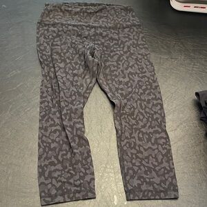 lululemon align cropped Gray Patterned Leggings